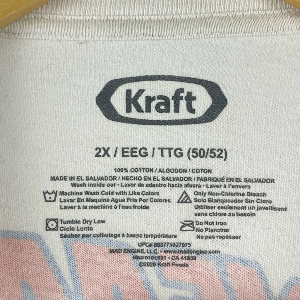 Kraft Kool-Aid Man 2X Big Graphic Long Sleeve Tee 90's Y2K